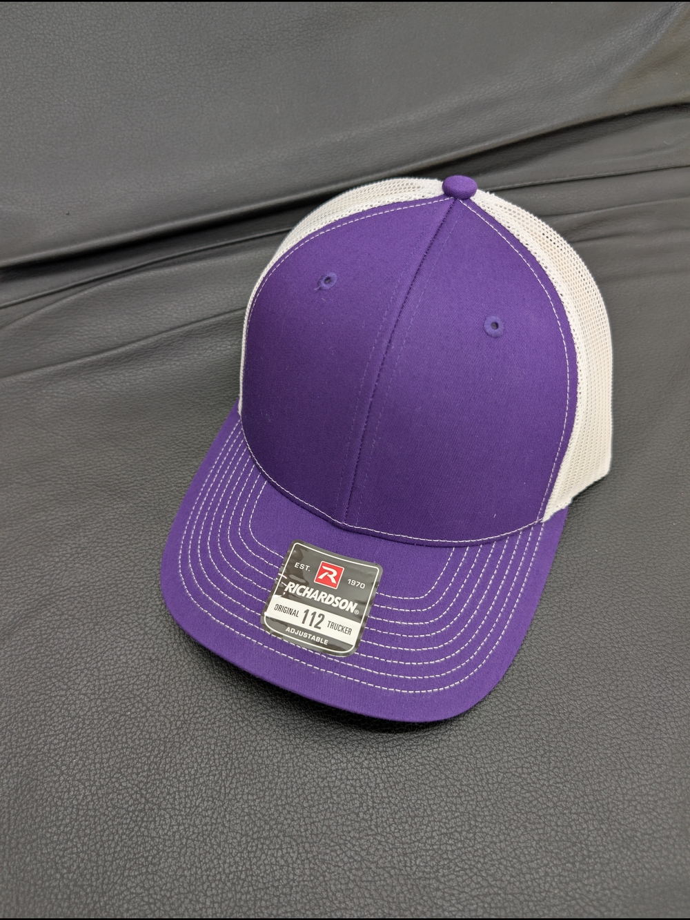Richardson Purple & White 112 Trucker Hat